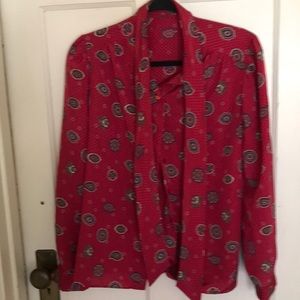 Vintage secretary blouse